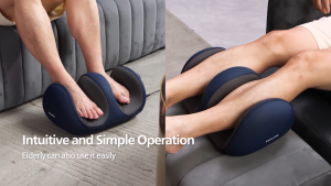 Philips Foot Massager Leg Massager 2 in 1 Massager Leg Slimming and Hot Compress Foot Massager Electric with Hand Control Multifunctional Massager Device Foot Massage Appliances - Lazada