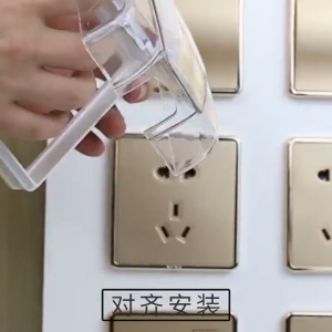Wall Socket Waterproof Box Plate Switch Protection Cover Outdoor Socket Box Cover Protector