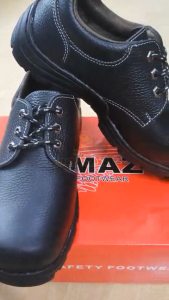 Nasara VIMAZ Black Safety Shoe Steel Toe Cap Mid Sole Low Cut Footwear Shoes With Sirim / Kasut Keselamatan / 鞋子