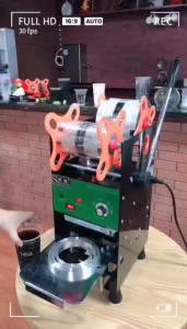 Upgraded Manual Sealer Machine for Paper And Plastic Cup Commercial Milk Tea Shop Hand Pressure Cup Sealing Machine