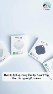 Thiết bị định vị chống thất lạc Smart Tag giúp định vị theo dõi người già trẻ em thú cưng