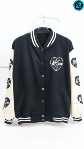 Varsity Jacket Baseball Best Friend - Bisbol Wanita - Jacket Varsity Korean Style Terbaru