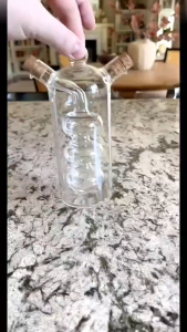 Creative Double Wine Glass Cup Beer Juice High Boron Martini Cocktail Glasses Perfect Gift for Bar Decoration Universal Cup