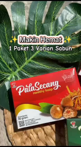 (Lebih Hemat 3 in 1) Produk Sabun Panu Lengkuas Sabun Jerawat dan Sabun Biang Keringat Giza Beauty