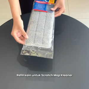 Kleaner Refill Alat Pel 1 Pcs Bahan Microfiber Scratch Mop Pembersih Lantai GSRT003