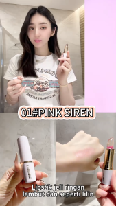 LIPSTICK GOLD CRYSTAL JELLY SOFT LIPS FLOWER COLOR LONG LASTING L10