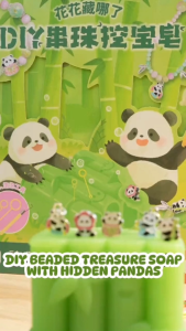 TOI Panda Beaded Soap Jewelry Treasure Soap Arts & Crafts for Girls