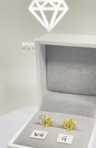MJ Jewellery Gold Earrings S132  375 Gold & 916 Gold