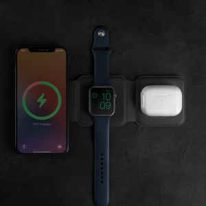 Bazic by Energea GoMag Trio Plus 3 in 1 Foldable 15W Magnectic Wireless Charger