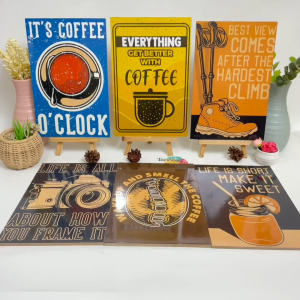 TENNESY Hiasan Dinding Motivasi Quotes Life Poster 20x30CM Dekorasi Kamar Tidur Aesthetic Retro Vintage