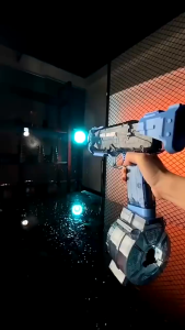 Ledakan Es Senjata Listrik Terus Menembak Air Kapasitas Besar Anak Mainan Senjata Menyemprot Air Kamar Otomatis Kembali Senjata Air yang Kuat Tekanan Tinggi