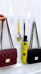 6 ช่อง ตะขอ BIY ที่แขวนติดผนัง พร้อมส่งในไทย