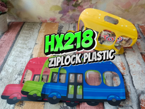 HX218 [10 pcs] Plastik Ziplock Permen Biskuit Snack Packaging Goodie Bag