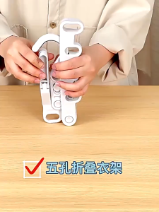 Gantungan Baju 5 Lubang Rak Cantolan Lipat Gantung Hanger Pakaian 5in1 Gantungan Baju Pintu Laci Tanpa Paku Multifungsi Praktis Gantungan Celana Handuk Kuat Stand Hanger Baju
