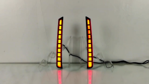 Toyota Vellfire 40 Series 2024 Dynamic Rear Bumper Reflector With Signal Running ( 3 Function ) - RED