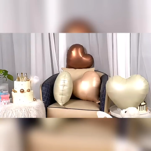 9pcs Heart Shape Balloons Retro Balloon For Anniversary Wedding Birthday Party Decorations