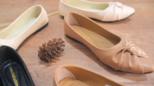 QUEEN - Flatshoes  wanita kain pita Q collection kekinian elegan dan modis sol karet