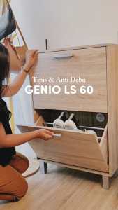 Cubic Lemari Sepatu Minimalis / Rak Sepatu Tipis/ GENIO LS 60