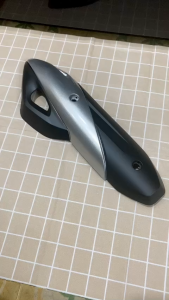 (Hình thật video thật)Ốp pô che pô giúp bảo vệ nhiệt cho xe Honda PCX 125 PCX 150 2018-2022