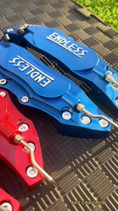 ชุดชีวิวฝาครอบเบรค ENDLESS (อลูมิเนียม) ใหญ่ Size L ทนทาน ทนความร้อนได้ดี สีเล็กๆ มาพิจารณา (1คู่)