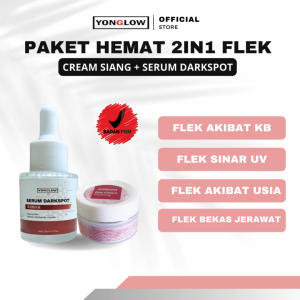 Yonglow Skincare Paket 2in1 Serum Darkspot Day Cream Siang