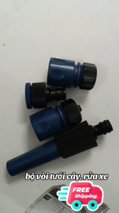 Đầu vòi xịt nước rửa Xe tưới cây 4pcs bộ Vòi phun tưới cây rửa xe xịt rửa sân vườn!