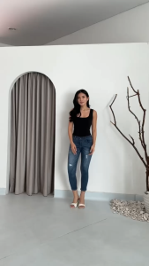 Celana Jeans Wanita 7/9 Dymi Ripped Premium - SYS Clothier