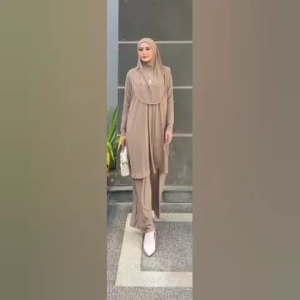 Jersey Stelia  Setelan ELLY Pant + Tunik +HIjab Paduan Trendi dan Kehandalan untuk Gayamu