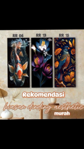 Hiasan Dinding Ruang Tamu & Pajangan Rumah: Poster Aesthetic Dekorasi Kamar Minimalis 15X30