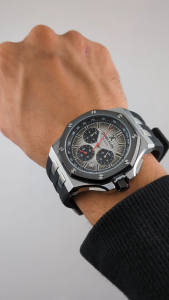 Daniel Klein Exclusive Mens Chronograph Watch Black Silicone Strap DK.1.13616 | For Men / Jam Tangan Lelaki