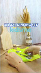 Kidsme Deluxe Dining Set - Perlengkapan Makan Bayi