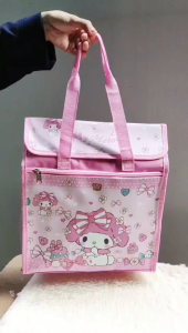 Cartoon Tuition Bag Kids Canvas HandBag Book Storage Bag(BGJAYA)