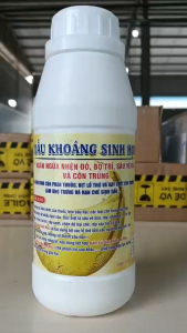 DẦU KHOÁNG SINH HỌC Trừ Sâu Vẽ Bùa Nhện Bọ TrĨ Và Côn Trùng Tăng Bám Dính - Chai 500ml