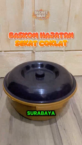 (ISI 12pcs) BASKOM SEKAT TUTUP - Baskom Hajatan / Waskom / Wakul / Bakul Nasi Plastik Bakul Nasi Dengan Handle Baskom Makanan Berkualitas - Lazada