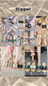 A variety of summer slippers for women to wear fashionable silent non-slip anti-odor wear-resistant lightweight and versatile ins Korean style sandals beach slippers