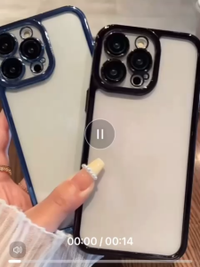 CASING CASE SQUARE GLASS LENS CHROME SILICONE FOR 15 15PRO 15PROMAX 14 14PRO 14PROMAX 13 13PRO 13PROMAX EC-004