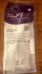 4g/pcs Vericom Denfil Light Cured Hybrid Composite Resin Dental Material