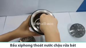 Bầu xiphong thoát nước ngăn mùi chậu rửa bát