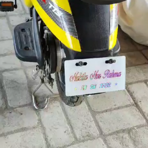 BARU Plat Nomor Sepeda Listrik Variasi Akrilik