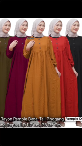 Gamis Rayon Remple Dad