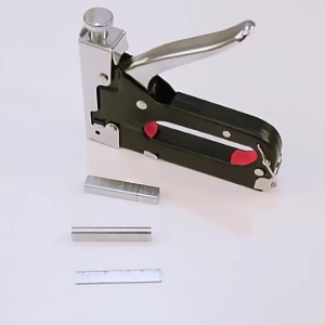 Staple Gun Heavy Duty 3 in 1 Manual Brad Nailer Professional Stapler Gun for Wood Upholstery Furniture Carpentry