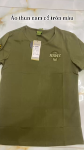 [HỒ CHÍ MINH ]_Áo Thun Nam Cổ Tròn Phong Cách Quân Đội Size 55-85kg_THUỶ TIÊN SHOP