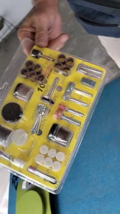 Alat poles potong amplas gerinda dremel bor mini SET 105 pcs mata bor mini tuner