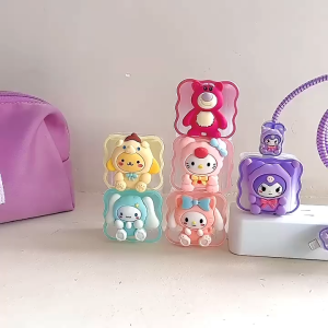 Pelindung Kabel Charger Adaptor Set Cover Charger 5in1 Iphone 18W & 20W Motif Sanrio AH106