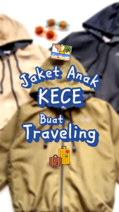 Jaket Outdor Sweater Hoodie Parasut Anak Laki-laki 0-8 Tahun