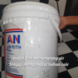 EMBER PUTIH I EMBER BEKAS LEM + TUTUP 20 Liter