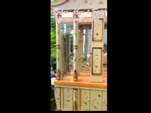 BUFFET CRISTAL- BUFET KRISTAL- LEMARI BUFET RUANG TAMU- MEJA PAJANGAN RUANG TAMU- BK2