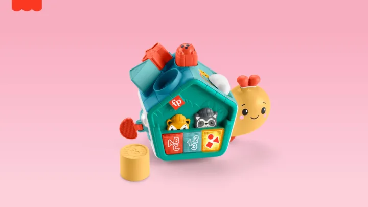 Fisher-Price® Press 'n Go Activity Snail 2-In-1 Crawl-After Snail