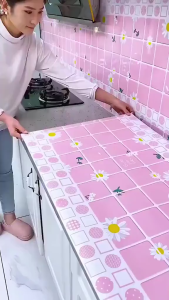 Sticker Dapur & Kamar Mandi ANTI AIR ANTI MINYAK Uk 60CM X 5M