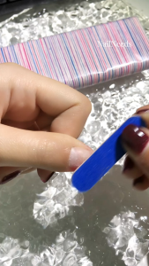 ตะไบเล็บ ตะไบไอติมจิ๋ว ตะไบเล็ก แพ็คละ 100 ชิ้น อุปกรณ์ทำเล็บ เล็บเจล